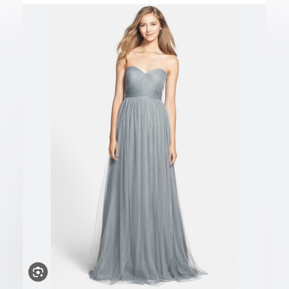 Jenny Yoo Annabelle Convertible Dress in Mayan Blue